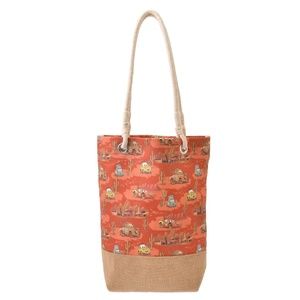 NEW NWT Tokyo Disney Pixar CARS Tote Bag Purse Cotton Linen BRAND NEW